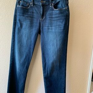Lucky Brand blue darker wash in size 8